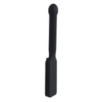 EDGE Pins & Needles Silicone Paddle - Black Spanking Paddle with Insertable Handle