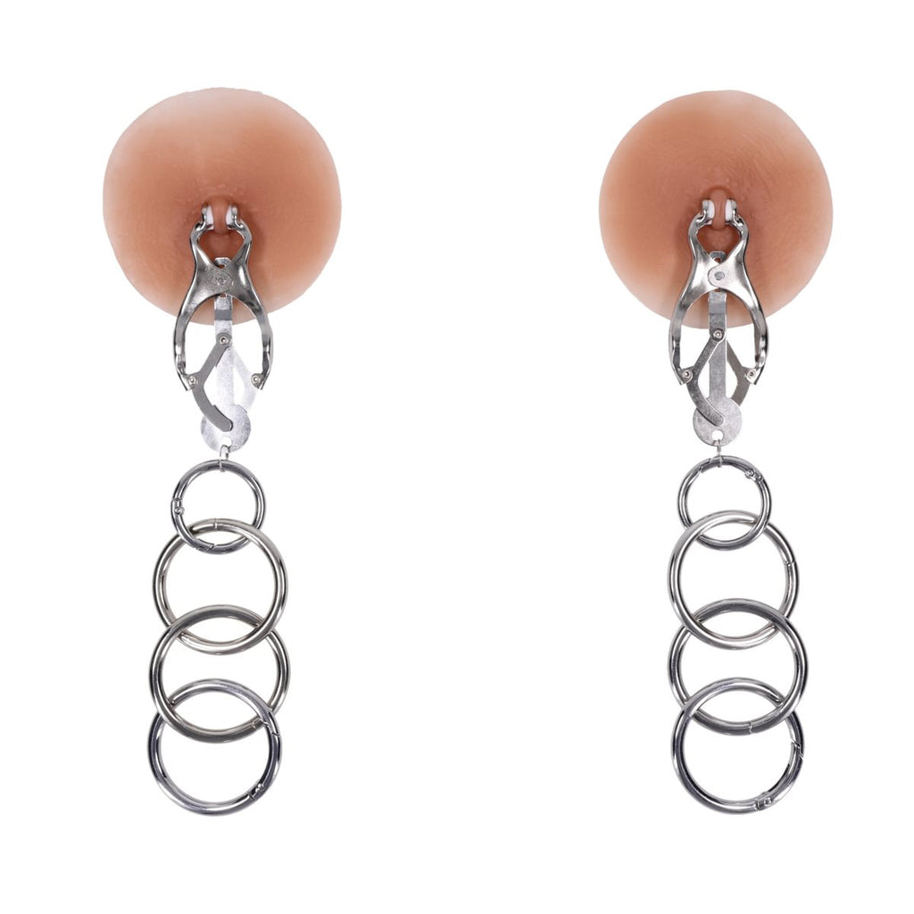 EDGE Tuggable Clover Clamps - Metal Nipple Restraints