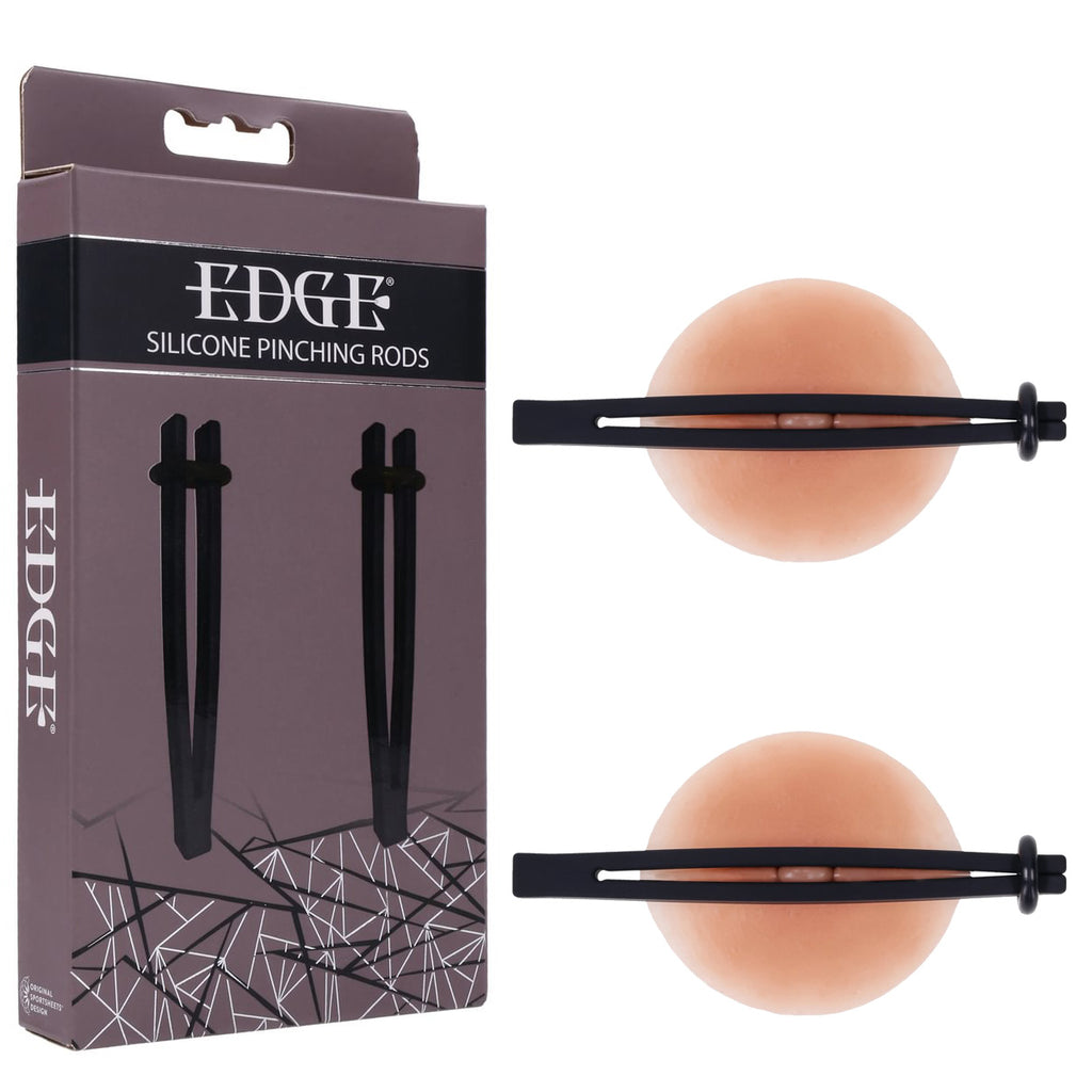 EDGE Silicone Pinching Rods - Black Nipple Restraints