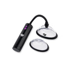 Size Up Rechargeable Power Plumper Pussy Pump - Clear USB Rechargeable Vagina Pump with Interchangeable Chambers